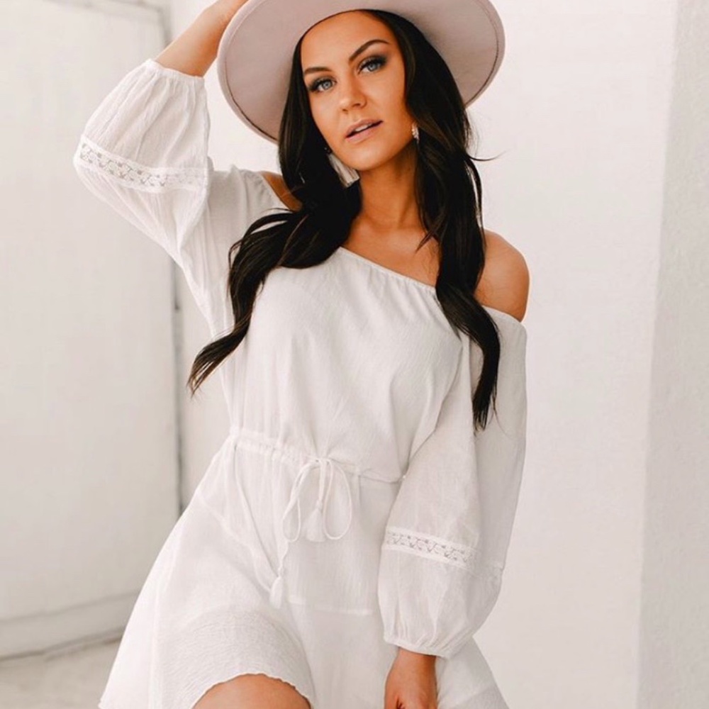 Call you Over- Off the Shoulder Dress